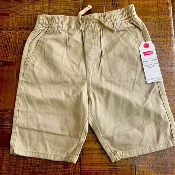 Levi's Other - NEW Levi’s Boy’s Khaki “Slim Fit” Pull On Shorts - 7-8 years